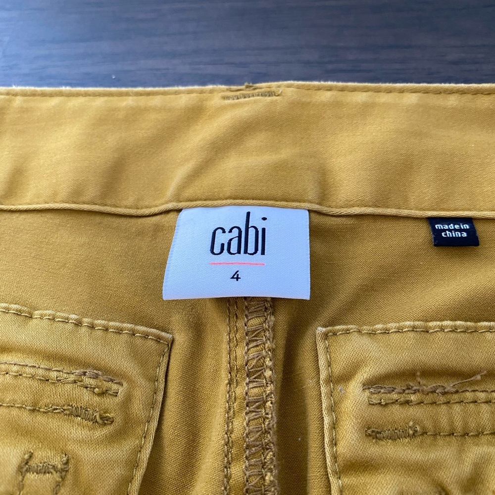 CABI Mustard Yellow Pants